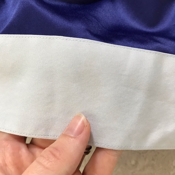 Janie and Jack Skirt Blue White Bow Front 18-24M - Picture 5 of 5